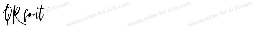 QR font字体转换